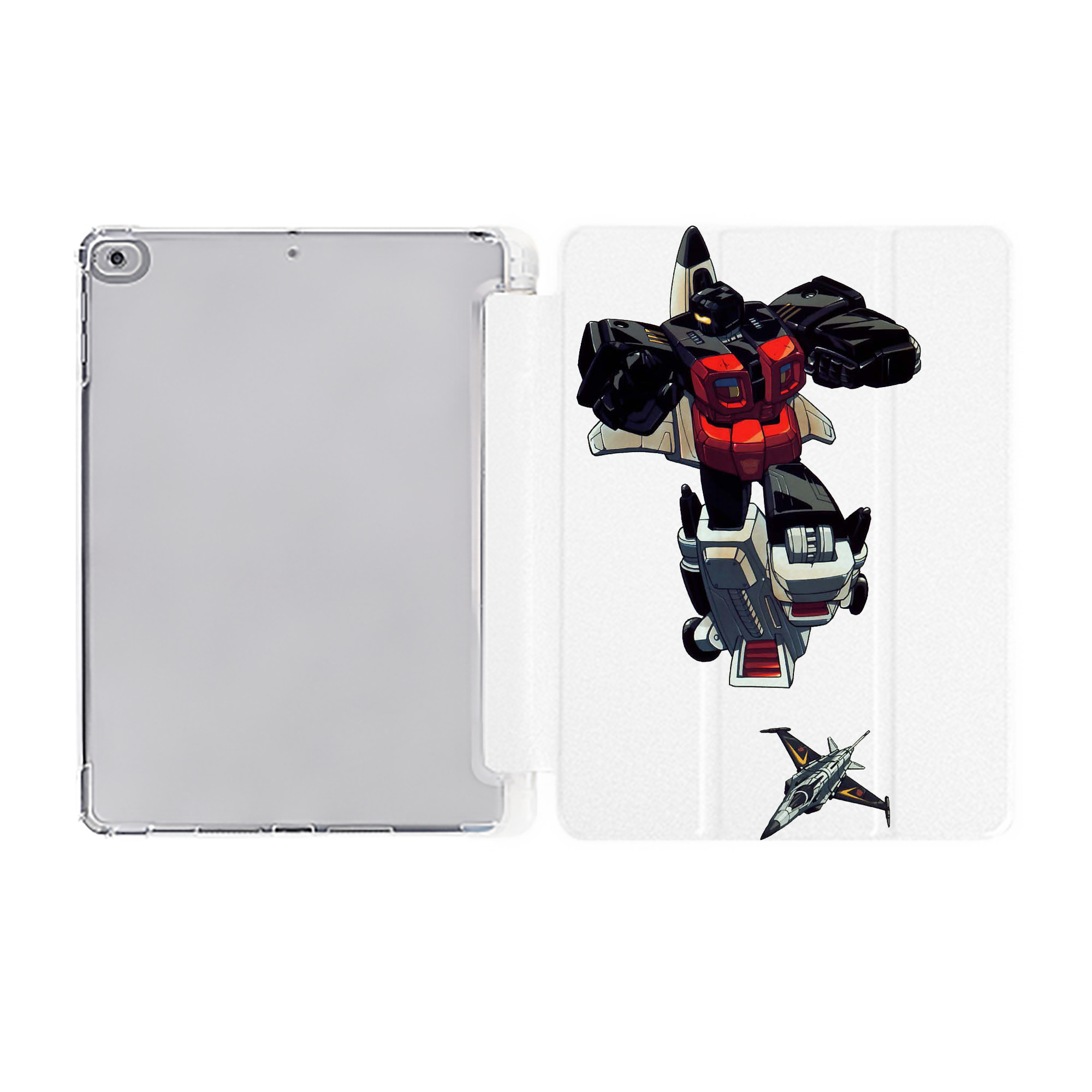 （画像用）  IPad ケース ペン収納付き 三つ折りスタンド PUレザー×シリコン 対応機種9.5/10.5/10.9インチ